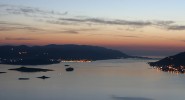 Peljesac channel at night