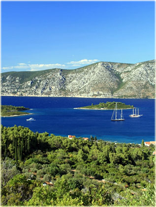 Kneze, île de Korčula, Croatie
